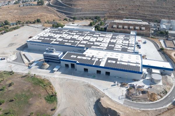 The new organic material treatment plant at Valdemingómez, Los Cantiles, is now fully operational